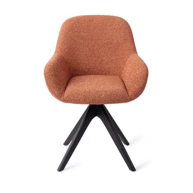 Jesper Home Kushi Amber Autumn Eetkamerstoel - Revolve Oak Black