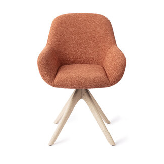 Jesper Home Kushi Amber Autumn Eetkamerstoel - Revolve Oak Bleach