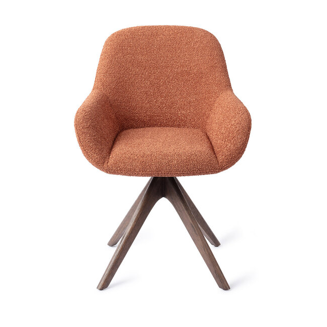 Jesper Home Kushi Amber Autumn Eetkamerstoel - Revolve Oak Walnut