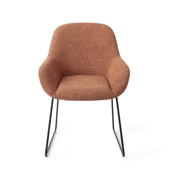 Jesper Home Kushi Amber Autumn Eetkamerstoel - Slide Black