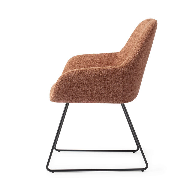 Jesper Home Kushi Amber Autumn Eetkamerstoel - Slide Black