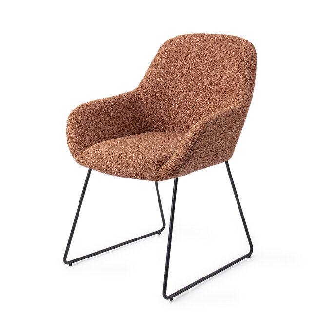 Jesper Home Kushi Amber Autumn Eetkamerstoel - Slide Black