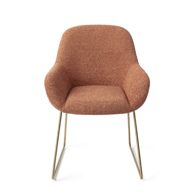 Jesper Home Kushi Amber Autumn Eetkamerstoel - Slide Gold