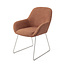 Jesper Home Kushi Amber Autumn Eetkamerstoel - Slide Steel