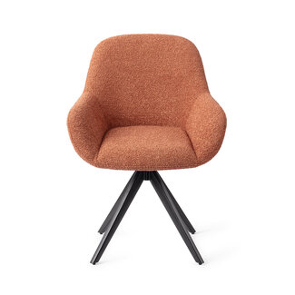 Jesper Home Kushi Amber Autumn Eetkamerstoel - Turn Black