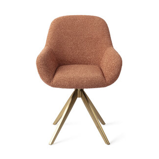 Jesper Home Kushi Amber Autumn Eetkamerstoel - Turn Gold