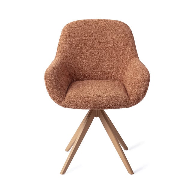 Jesper Home Kushi Amber Autumn Eetkamerstoel - Turn Peach