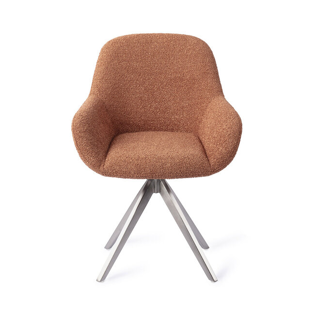 Jesper Home Kushi Amber Autumn Eetkamerstoel - Turn Steel