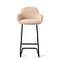 Jesper Home Kushi Flax Relax Barkruk (H) - Bar Arch Black