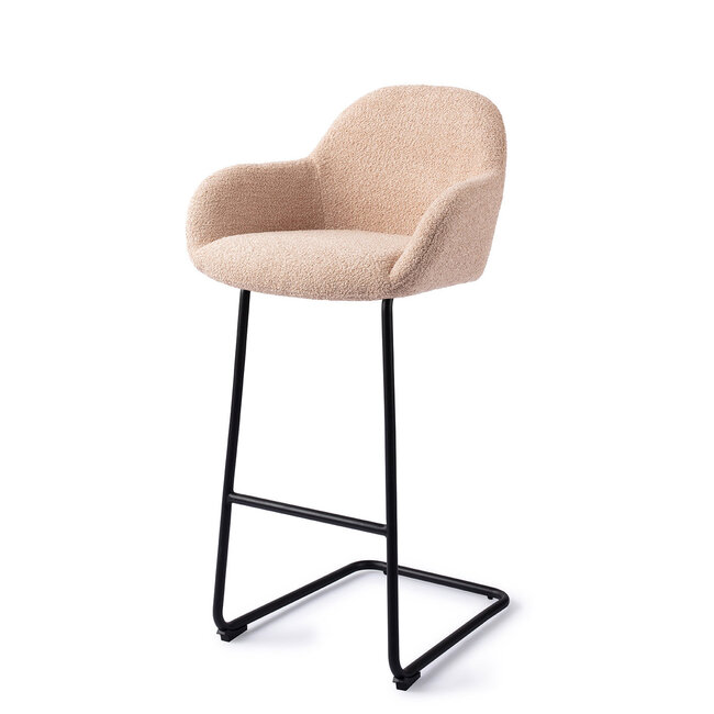 Jesper Home Kushi Flax Relax Barkruk - Arch Black (H)