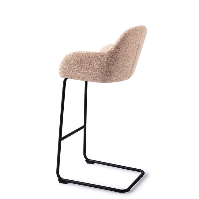 Jesper Home Kushi Flax Relax Barkruk - Slide Black (H)