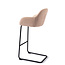 Jesper Home Kushi Flax Relax Barkruk (H) - Bar Arch Black