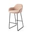 Jesper Home Kushi Flax Relax Barkruk -  Slide Black (H)