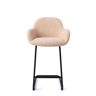 Jesper Home Kushi Flax Relax Barkruk (L) - Counter Arch Black
