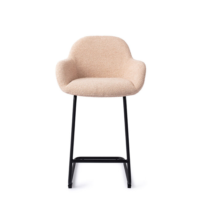 Jesper Home Kushi Flax Relax Barkruk (L) - Counter Arch Black