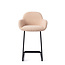 Jesper Home Kushi Flax Relax Barkruk (L) - Counter Arch Black