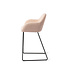 Jesper Home Kushi Flax Relax Barkruk (L) - Counter Slide Black