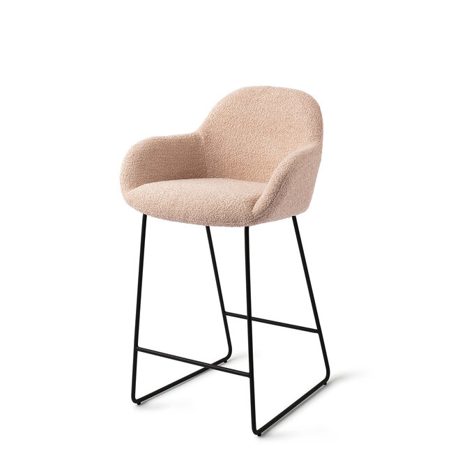 Jesper Home Kushi Flax Relax Barkruk  - Slide Black (L)