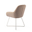Jesper Home Kushi Flax Relax Eetkamerstoel - Cross Steel