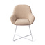 Jesper Home Kushi Flax Relax Eetkamerstoel - Cross White