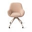 Jesper Home Kushi Flax Relax Eetkamerstoel - Glide Beige