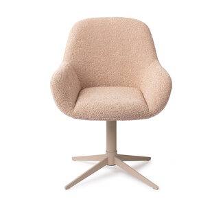 Jesper Home Kushi Flax Relax Eetkamerstoel - Quad Beige