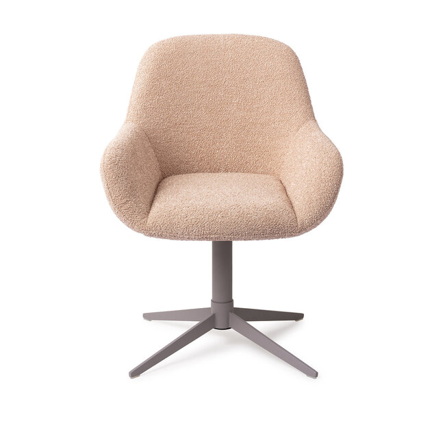 Jesper Home Kushi Flax Relax Eetkamerstoel - Quad Grey