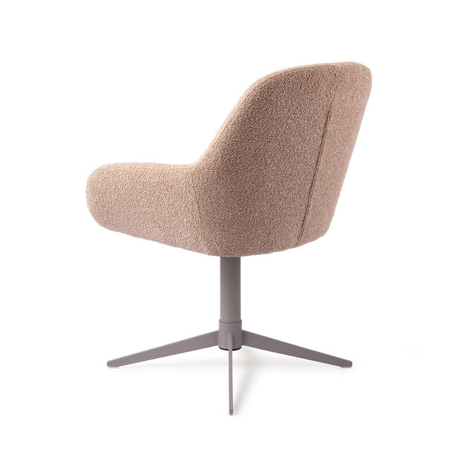 Jesper Home Kushi Flax Relax Eetkamerstoel - Quad Grey