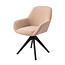 Jesper Home Kushi Flax Relax Eetkamerstoel - Revolve Oak Black