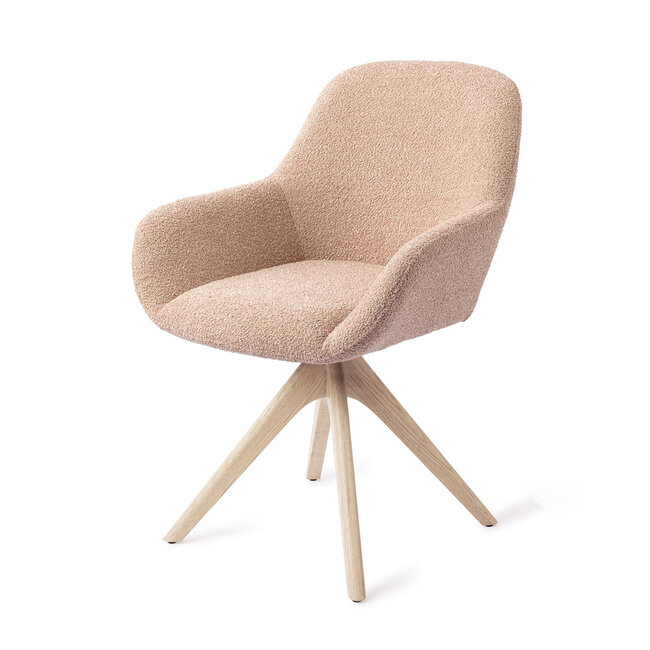 Jesper Home Kushi Flax Relax Eetkamerstoel - Revolve Oak Bleach