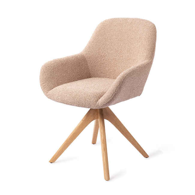 Jesper Home Kushi Flax Relax Eetkamerstoel - Revolve Oak Natural