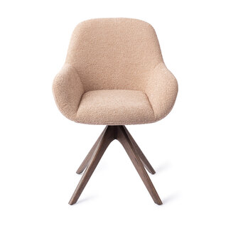 Jesper Home Kushi Flax Relax Eetkamerstoel - Revolve Oak Walnut