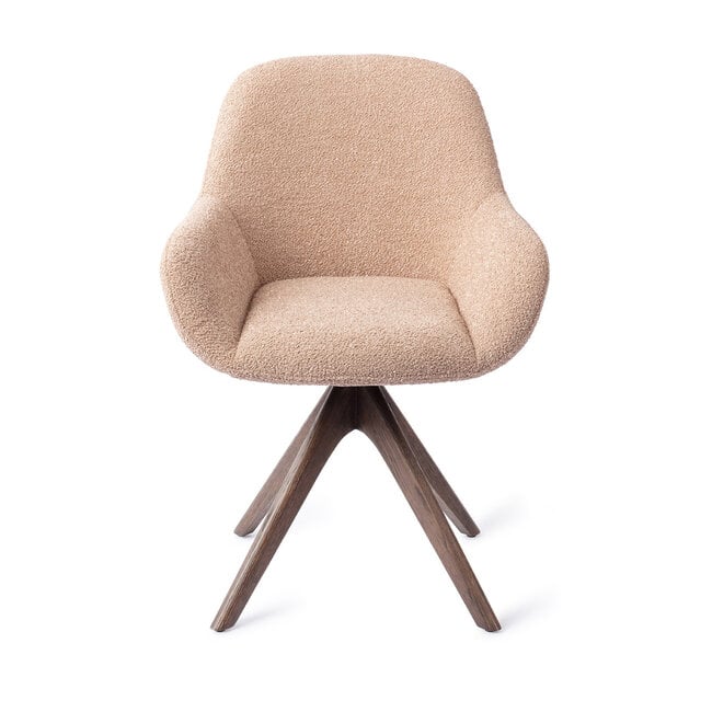 Jesper Home Kushi Flax Relax Eetkamerstoel - Revolve Oak Walnut