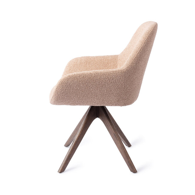 Jesper Home Kushi Flax Relax Eetkamerstoel - Revolve Oak Walnut