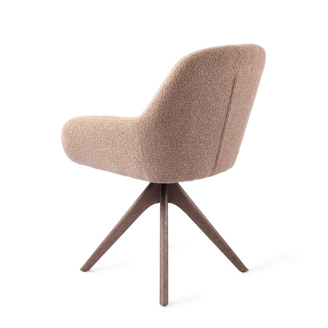 Jesper Home Kushi Flax Relax Eetkamerstoel - Revolve Oak Walnut