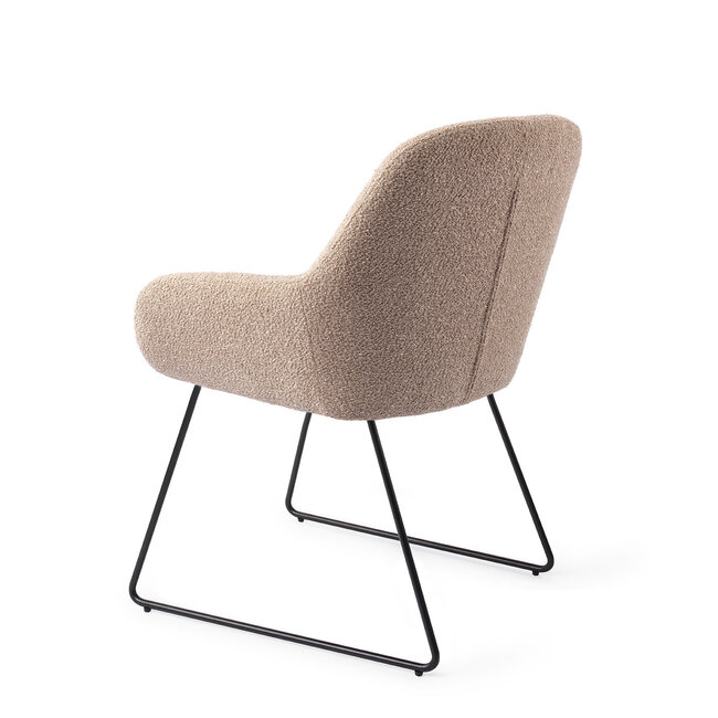 Jesper Home Kushi Flax Relax Eetkamerstoel - Slide Black