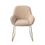 Jesper Home Kushi Flax Relax Eetkamerstoel - Slide Gold