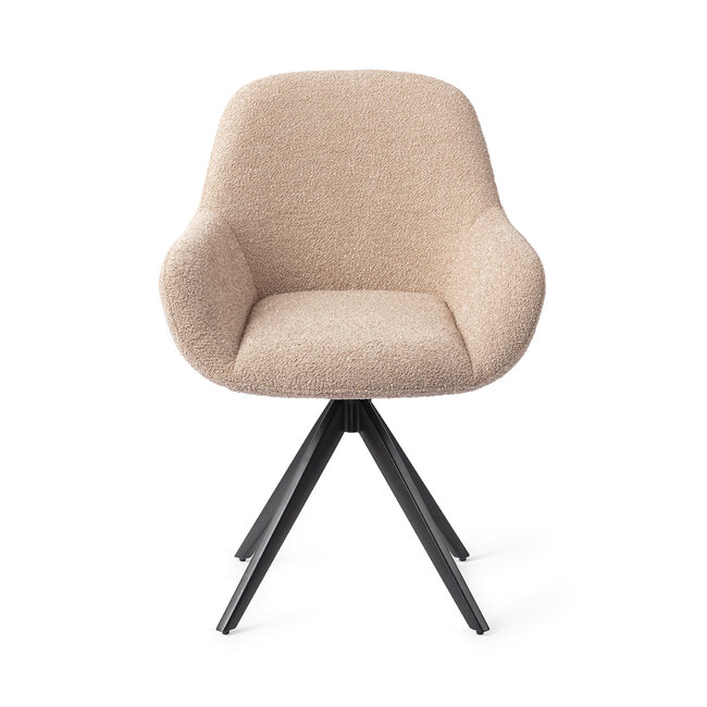 Jesper Home Kushi Flax Relax Eetkamerstoel - Turn Black