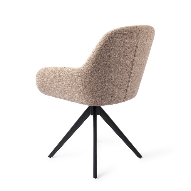 Jesper Home Kushi Flax Relax Eetkamerstoel - Turn Black