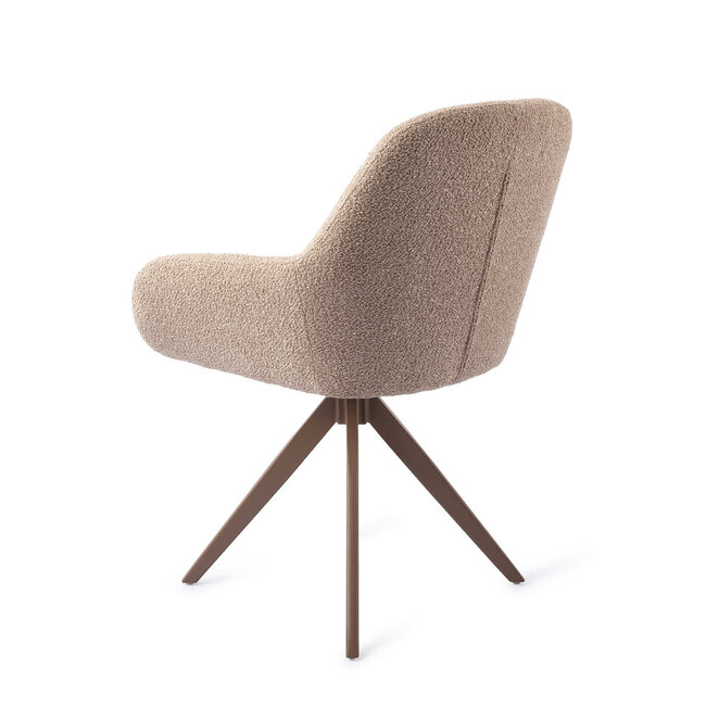 Jesper Home Kushi Flax Relax Eetkamerstoel - Turn Brown