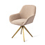 Jesper Home Kushi Flax Relax Eetkamerstoel - Turn Gold