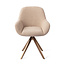 Jesper Home Kushi Flax Relax Eetkamerstoel - Turn Rose