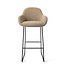Jesper Home Kushi Moss Meadow Barkruk (H) - Bar Slide Black
