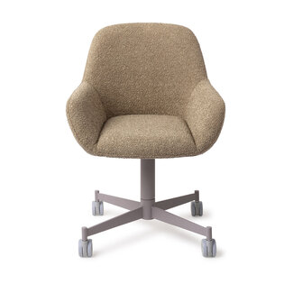 Jesper Home Kushi Moss Meadow Eetkamerstoel - Caster Grey