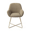 Jesper Home Kushi Moss Meadow Eetkamerstoel - Cross Gold