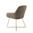 Jesper Home Kushi Moss Meadow Eetkamerstoel - Cross Gold