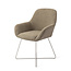 Jesper Home Kushi Moss Meadow Eetkamerstoel - Cross Steel