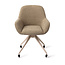 Jesper Home Kushi Moss Meadow Eetkamerstoel - Glide Beige
