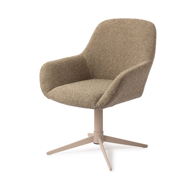 Jesper Home Kushi Moss Meadow Eetkamerstoel - Quad Beige