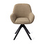 Jesper Home Kushi Moss Meadow Eetkamerstoel - Revolve Oak Black